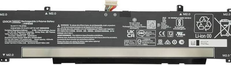 Batería HP VICTUS WK04XL 15.4V 70,07Wh 16-D, 16-E, OMEN 16-B nuevas, originales