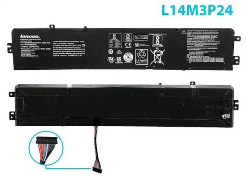 Batería LENOVO L14M3P24 11.1V 45Wh 4050mAh IdeaPad Y700-14ISK 700-15ISK 700-17ISK Legion Y520-15IKBA