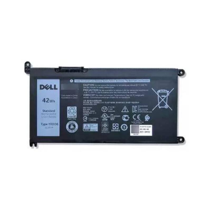 Baterías DELL YRDD6 11.4V 42Wh 15-3501, 14-5482, 14-5485, 3493 3582 3583 3584 3593 3793 Latitude 3310 P75F P90F004 15-3505