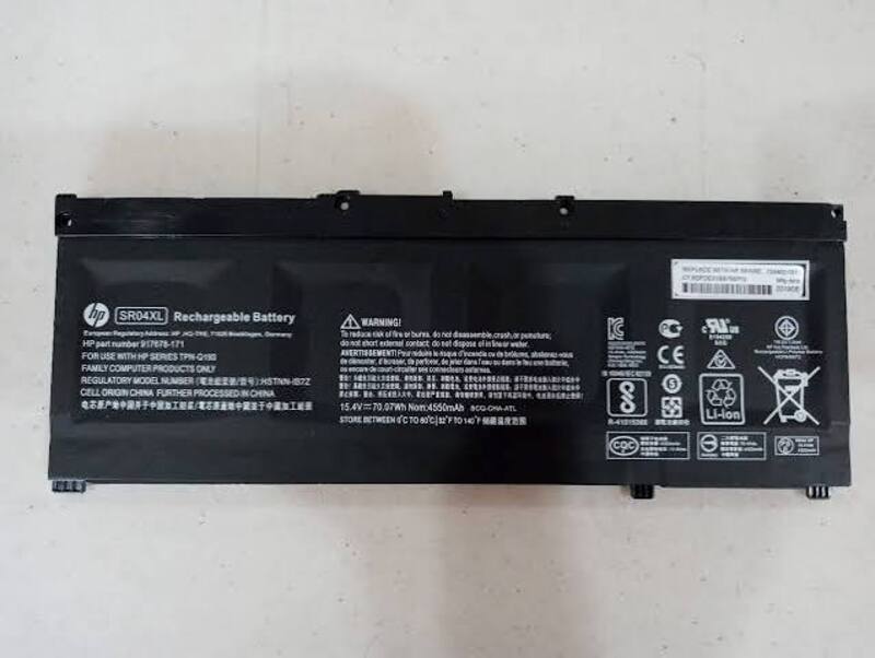 Baterías HP SR04XL 15.4v 70.7Wh 4550mAh 15-CX, 15-CE, 15-DC 15-cp
