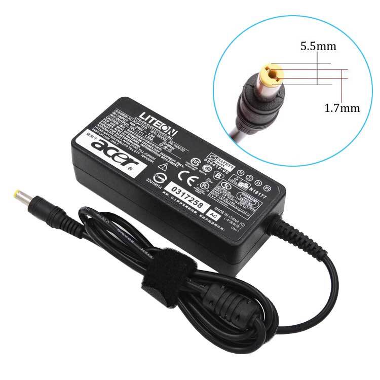 Cargador Acer Gateway eMachines 19v 3.42a 65W Plug 5.5 x 1.7mm Original