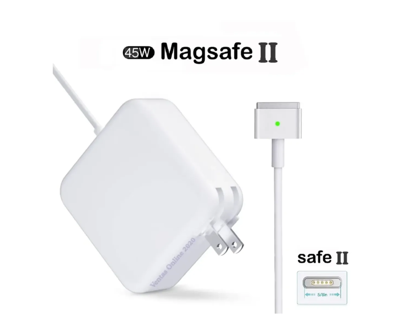 Cargador Apple MAGSAFE 2 14.85v 3.05a 45w Original Modelos A1435, A1436, A1465, A1466, MD223, MD224, MD231, MD232