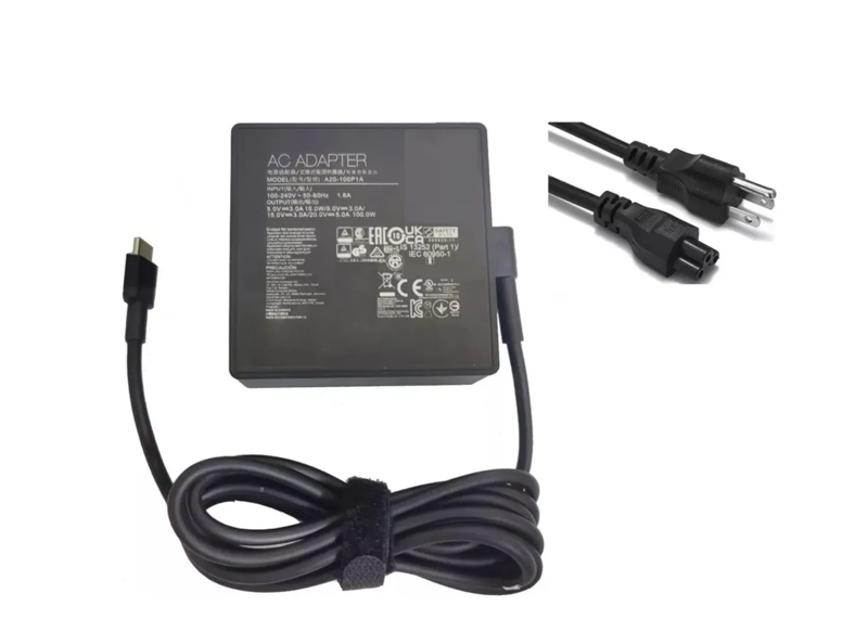 Cargador ASUS 20V 5.0A 100W USB TYPE C a20-100p1a