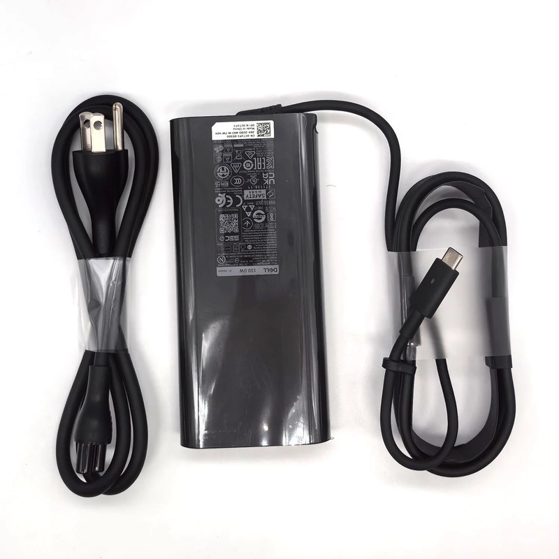 Cargador DELL DELL 20V/5V 6.5A/1A USB TYPE C 130W DA130PM170 0K00F5 nuevo, original