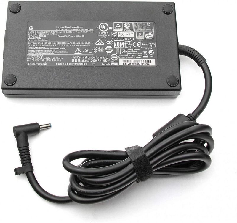 Cargador HP Compaq 19.5v 10.3a 200w Plug Celeste 4.5×3.0mm