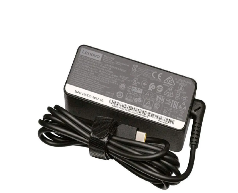 Cargador Lenovo Tipo C 20v 2.25a 45W Original Versión Cubo