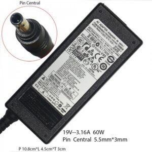 Cargador Samsung 19v 3.16a 60w Plug 5.5×3.0mm Original