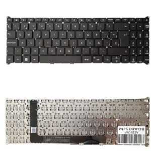 Teclado Acer Aspire 3 A315-24 A315-24P N23C3 A315-59 A315-59G N22C6 5 A515-47 A515-57 A515-57T A515-57G N22C6 7 A715-51 A715-51G, A715-76 A715-76G N22Q3 color negro en ingles con luz