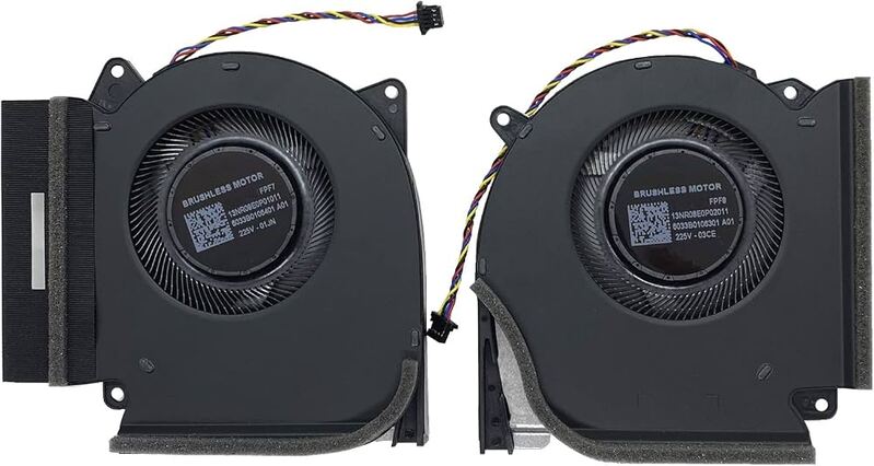 Ventilador ASUS ROG Strix SCAR 15 G533 G533Q G513QR 12 voltios CPU PROCESADOR de 4 cables