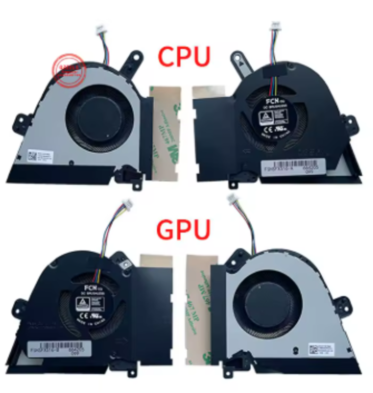 Ventilador ASUS Ventilador ASUS TUF F15 FA516 FX516 FX516P FX516PE GPU GRAFICA de 4 cables